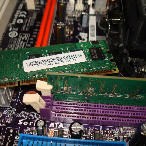 La memoria RAM del equipo microinformático