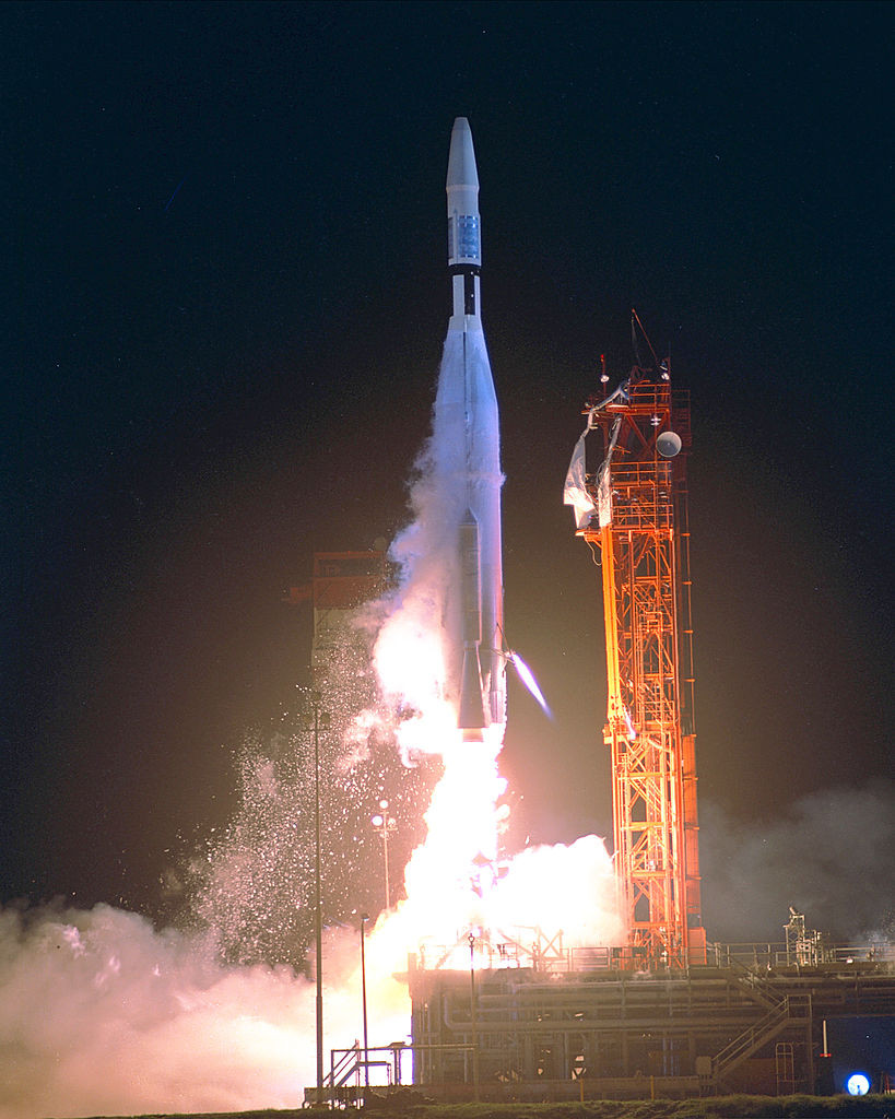Cohete Atlas con Mariner 1