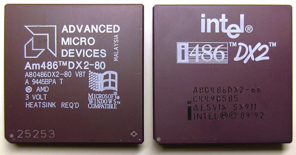 Intel vs Amd. Fotografía de https://cs.wikipedia.org/wiki/Wikipedista:Miraceti