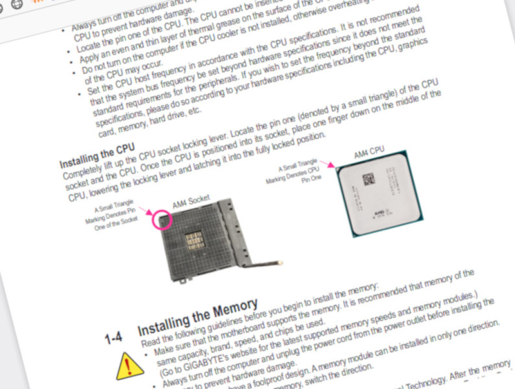 Manual de la placa base: montaje de componentes