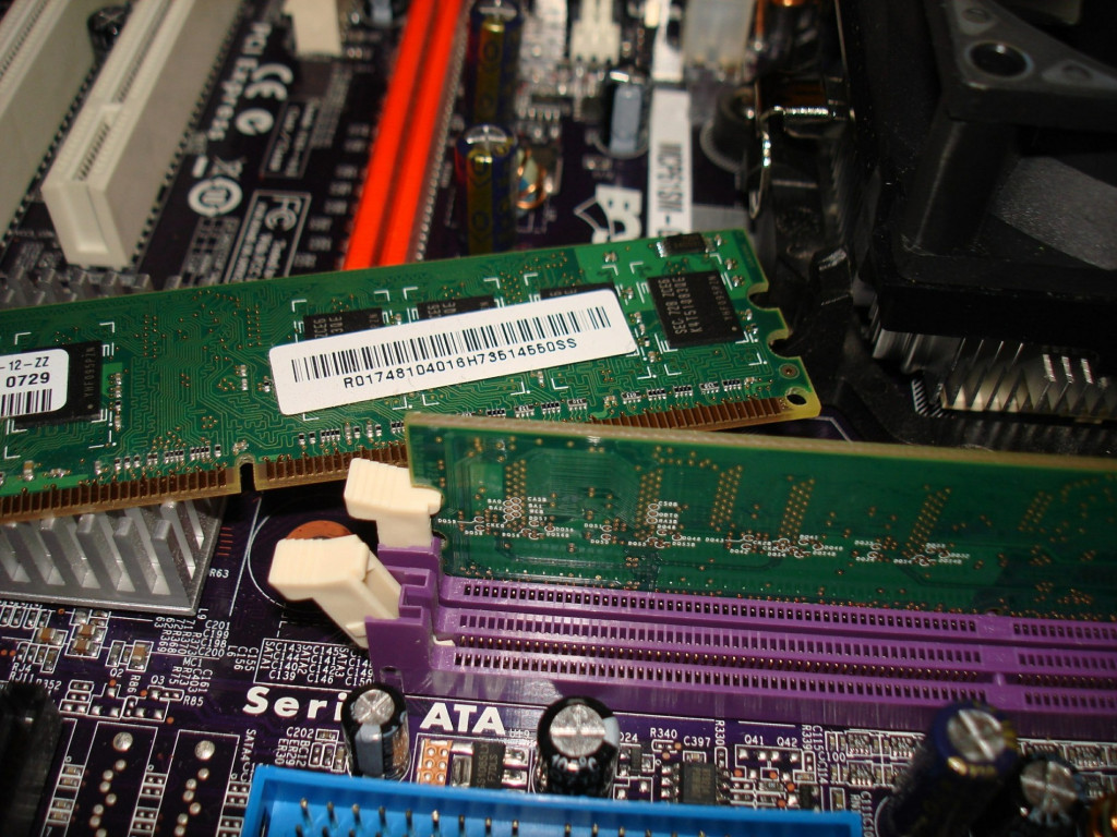 La memoria RAM del equipo microinformático
