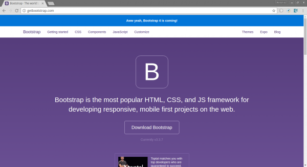 Web de Bootstrap