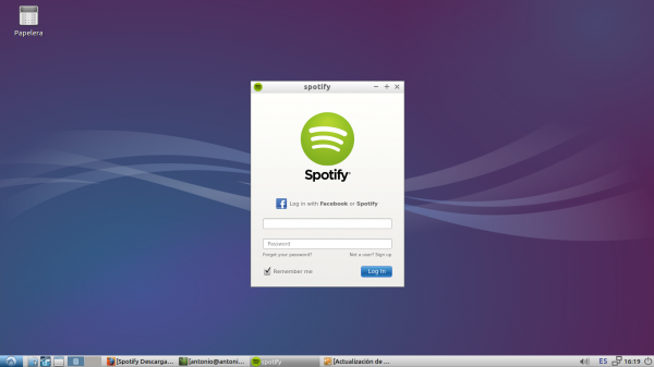 Abriendo Spotify