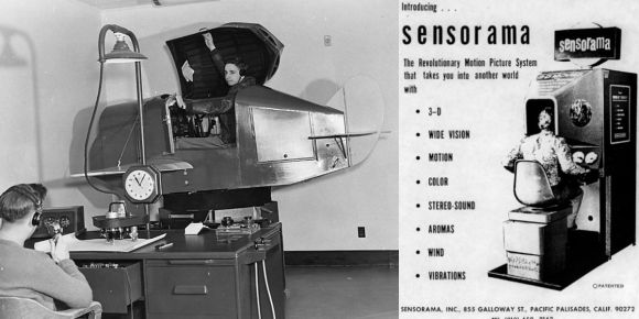Sensorama, considerada la primera máquina de Realidad Virtual
