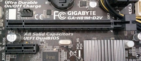 Ranuras de expansión PCI Express